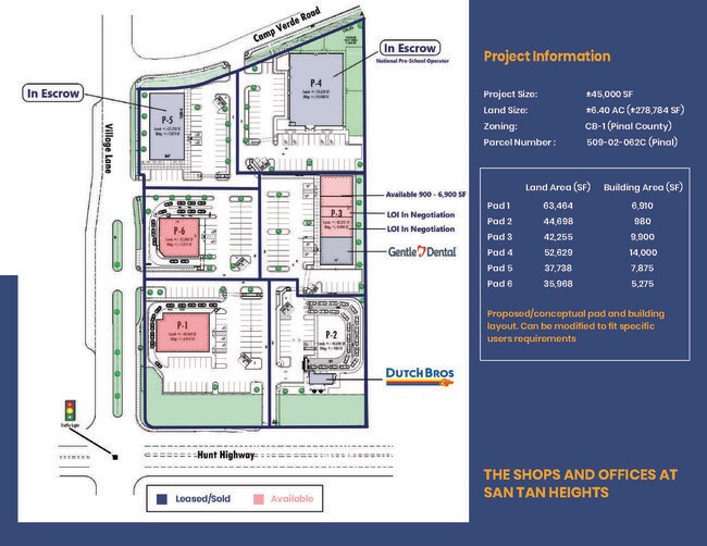 More details for SW Hunt Hwy & Village Ln, Queen Creek, AZ - Land for Sale