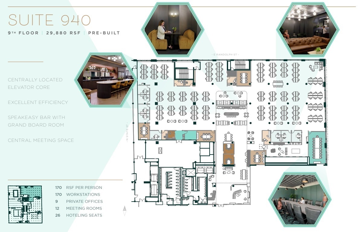 24 E Washington St, Chicago, IL for lease Floor Plan- Image 1 of 1