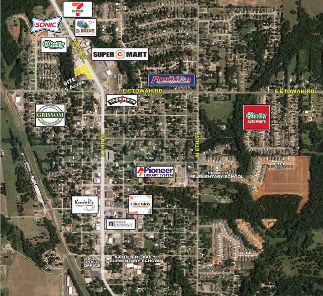 624 Main Street, Noble, OK à louer - Photo du bâtiment - Image 2 de 2