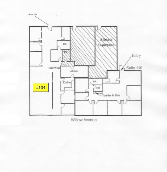 3198 Willow Ave, Clovis, CA for lease Floor Plan- Image 1 of 1