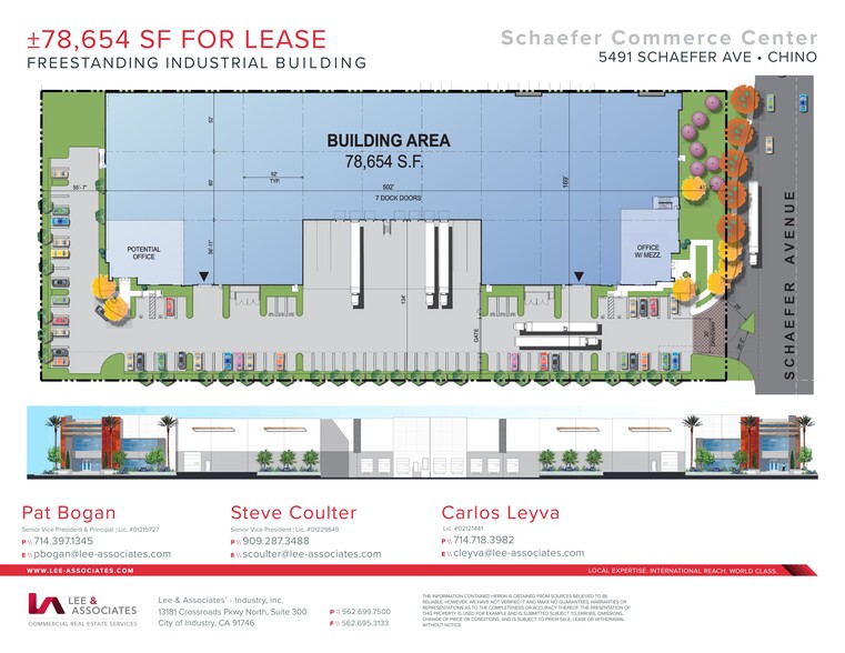 5491 Schaefer Ave, Chino, CA for lease - Site Plan - Image 2 of 2