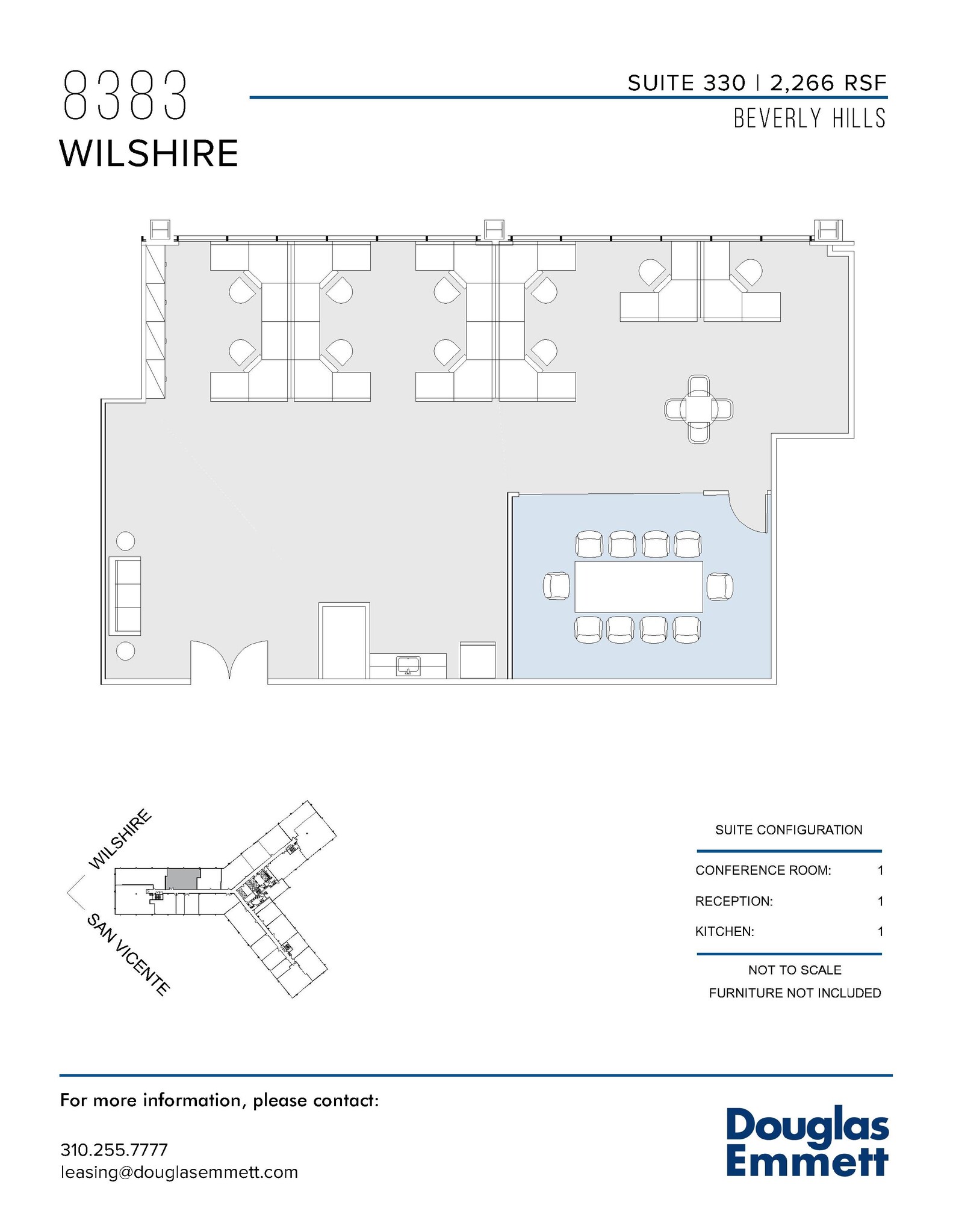 8383 Wilshire Blvd, Beverly Hills, CA à louer Plan d  tage- Image 1 de 1