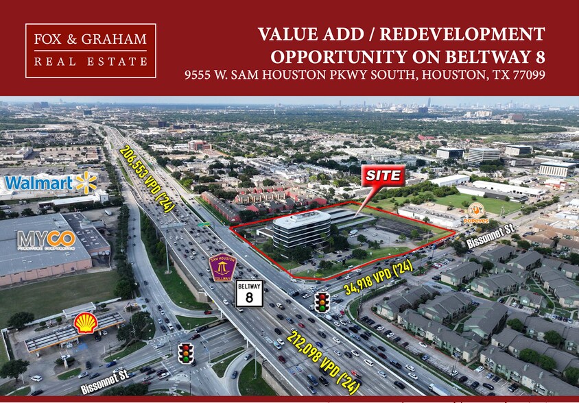 9555 W Sam Houston Pky S, Houston, TX à vendre - Photo du bâtiment - Image 1 de 3