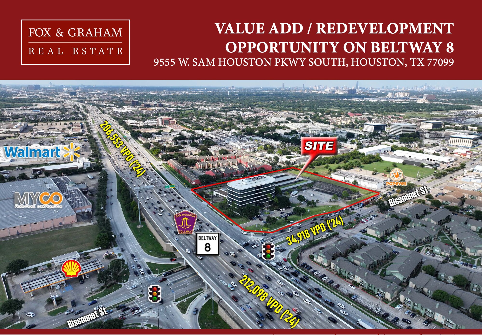 9555 W Sam Houston Pky S, Houston, TX à vendre Photo du bâtiment- Image 1 de 4