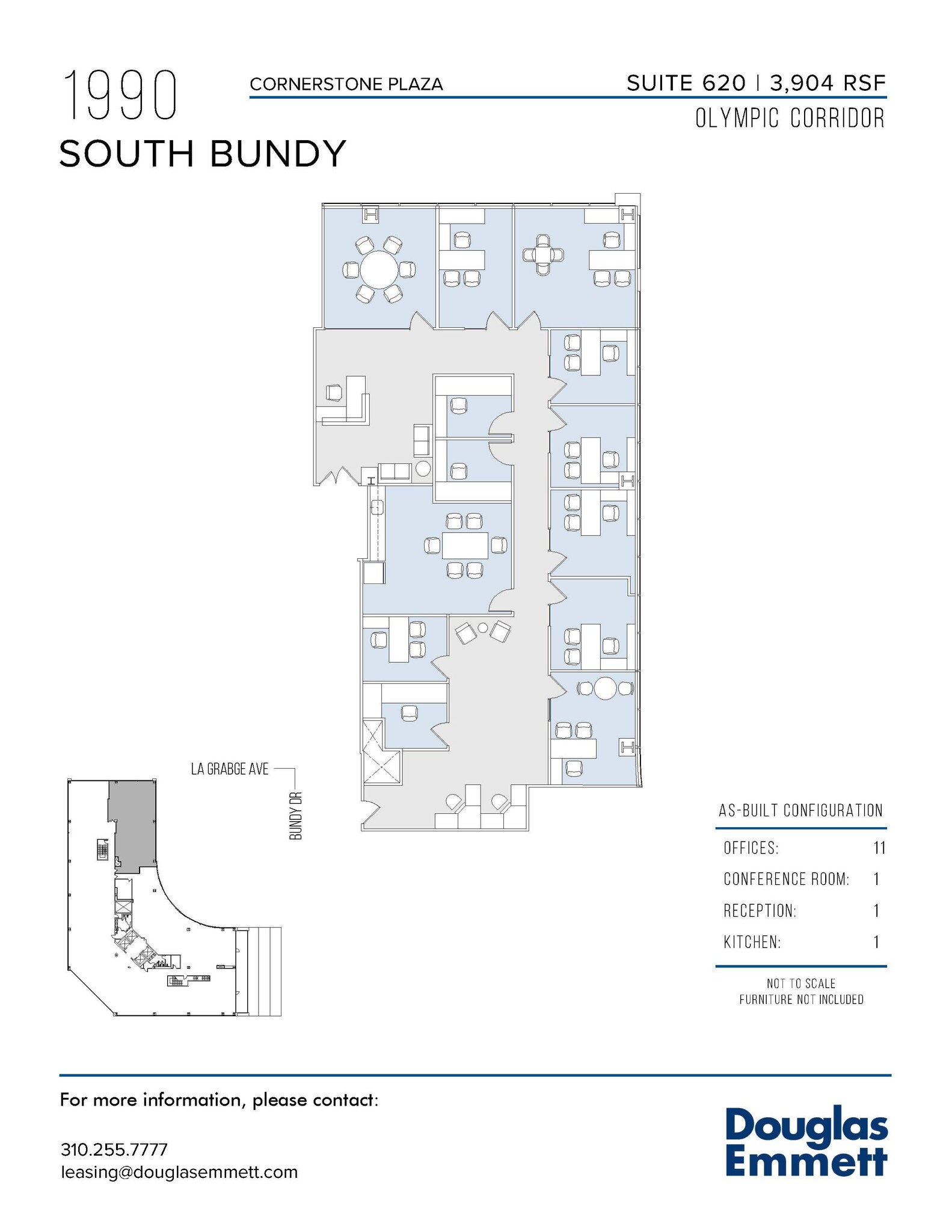 1990 S Bundy Dr, Los Angeles, CA à louer Plan d  tage- Image 1 de 1