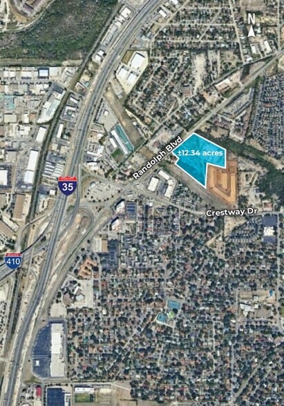 5200 Randolph Blvd, San Antonio, TX à vendre - Aérien - Image 1 de 2