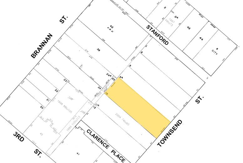164 Townsend St, San Francisco, CA for lease - Plat Map - Image 2 of 14