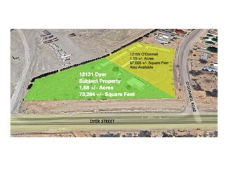 Plus de détails pour 12131 Dyer St, El Paso, TX - Terrain à vendre