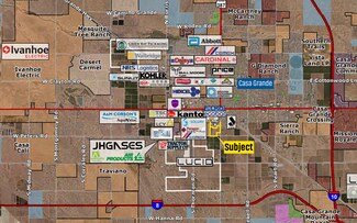 Plus de détails pour NWC Peters Road & Florence Street, Casa Grande, AZ - Terrain à vendre