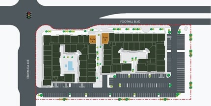 12915 Foothill Blvd, Rancho Cucamonga, CA for lease Site Plan- Image 1 of 2
