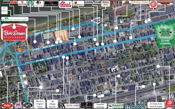 606 3rd Ave, Huntington, WV - Aerial map view
