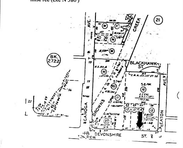 21317 Devonshire St, Chatsworth, CA à louer - Plan cadastral - Image 2 de 3