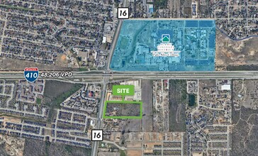10120 S State Hwy 16, San Antonio, TX - AERIAL  map view