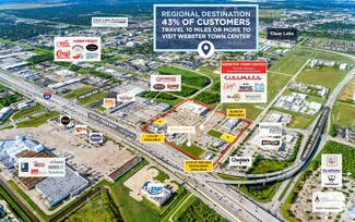 Plus de détails pour 20909-20915 Gulf Fwy, Webster, TX - Vente au détail à louer