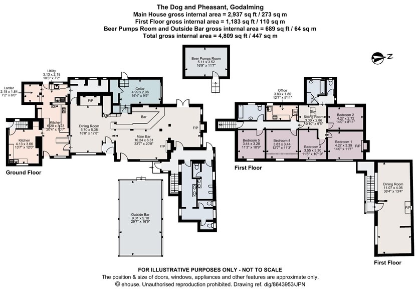 Haslemere Rd, Godalming à louer - Plan d’étage - Image 2 de 9