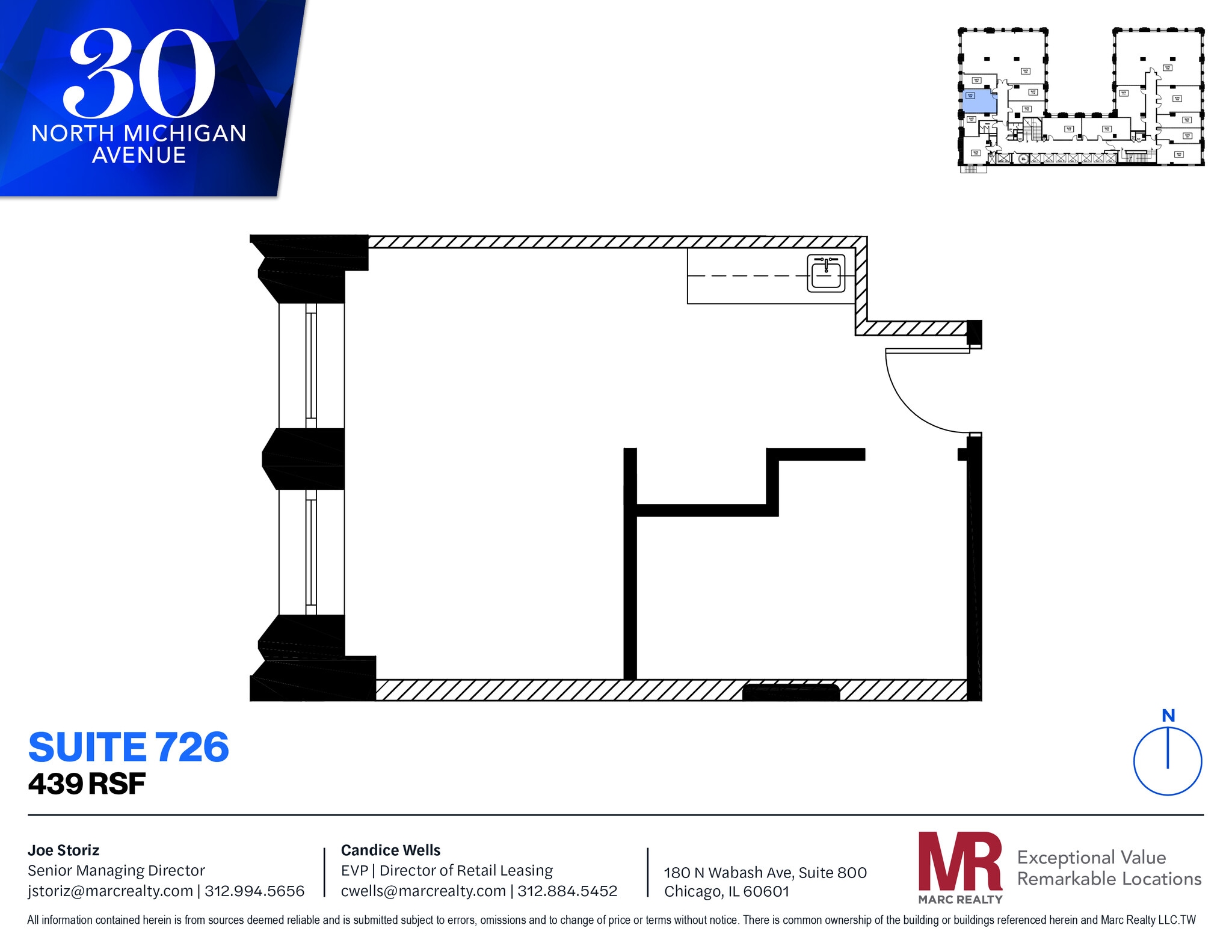 30 N Michigan Ave, Chicago, IL for lease Floor Plan- Image 1 of 6