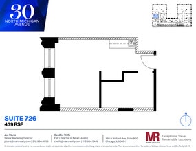 30 N Michigan Ave, Chicago, IL for lease Floor Plan- Image 1 of 6