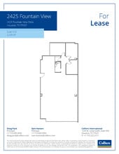 2425 Fountain View Dr, Houston, TX for lease Floor Plan- Image 1 of 1