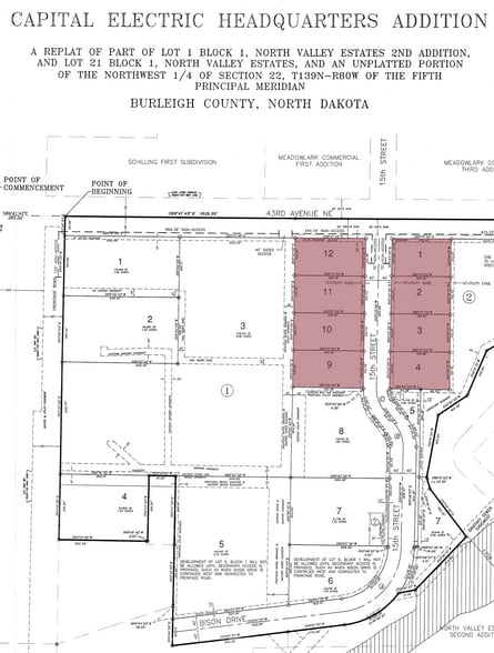 4200 N 15th St, Bismarck, ND for sale - Plat Map - Image 2 of 2