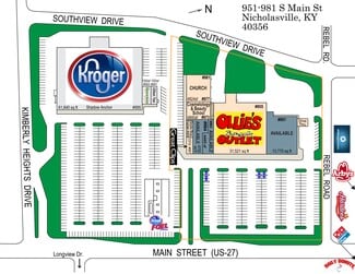 More details for 951-957 S Main St, Nicholasville, KY - Retail for Lease