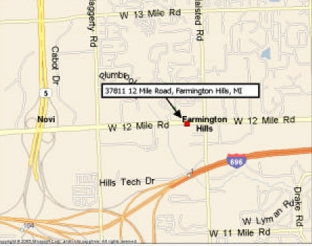 37811 W 12 Mile Rd, Farmington, MI for lease - Aerial - Image 3 of 8