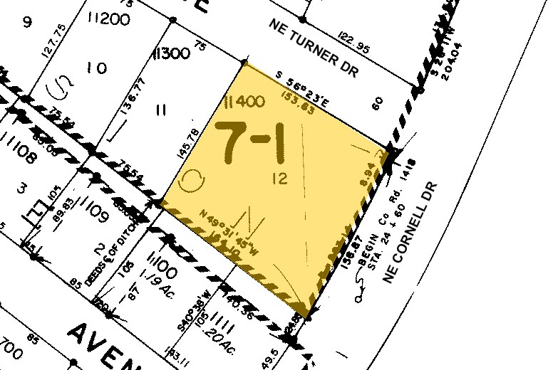 1184 NE Turner Dr, Hillsboro, OR à vendre - Plan cadastral - Image 2 de 21