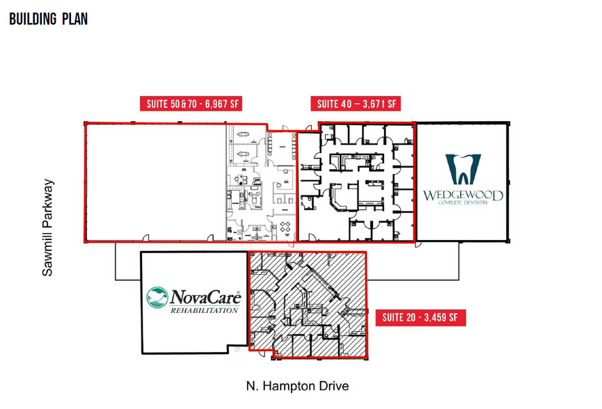 10401 Sawmill Pky, Powell, OH for lease - Floor Plan - Image 2 of 30