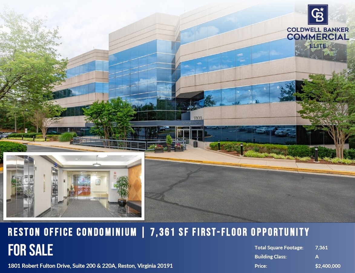 1801 Robert Fulton Dr, Reston, VA 20191 - Unité 200 & 220A -  - Photo intérieure - Image 2 of 7