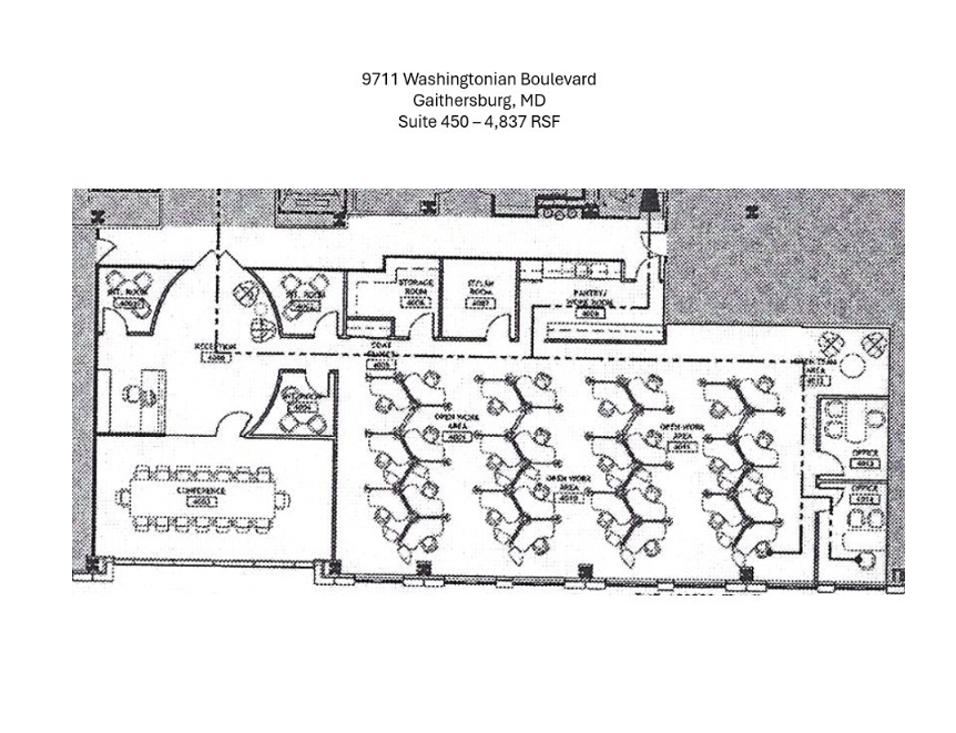 9711 Washingtonian Blvd, Gaithersburg, MD for lease Floor Plan- Image 1 of 1