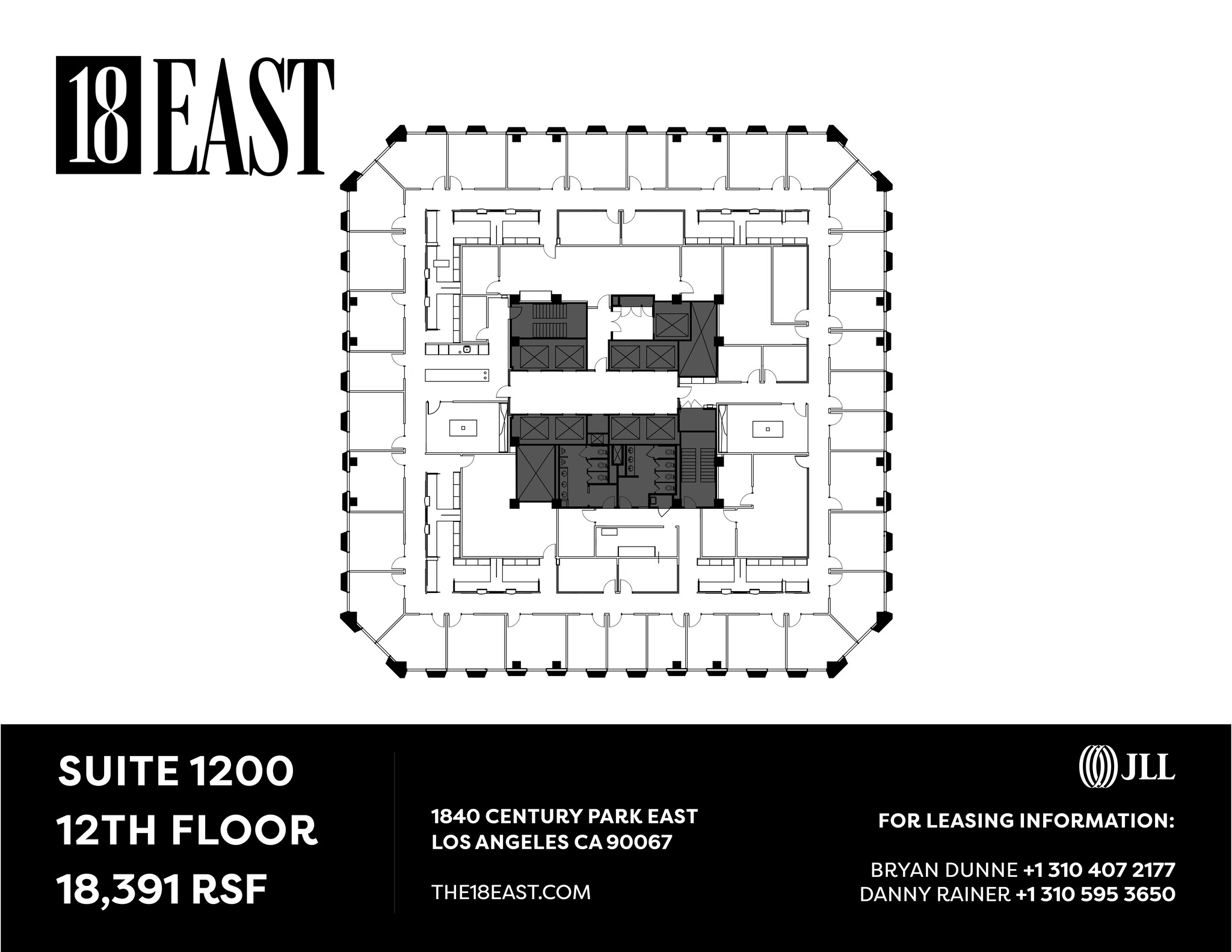 1840 Century Park E, Los Angeles, CA for lease Floor Plan- Image 1 of 1