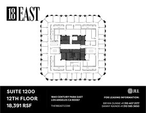 1840 Century Park E, Los Angeles, CA for lease Floor Plan- Image 1 of 1