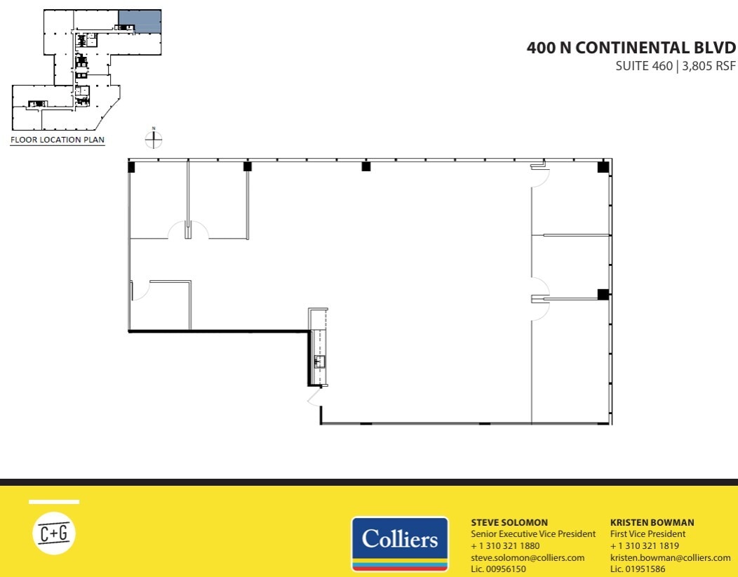 300 Continental Blvd, El Segundo, CA for lease Floor Plan- Image 1 of 1
