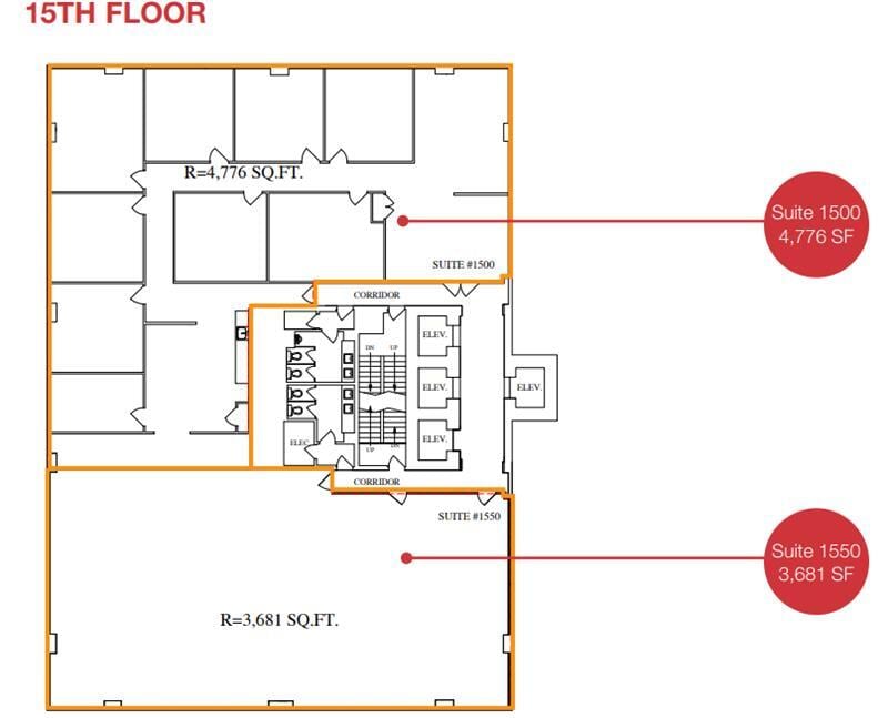 633 6th Ave SW, Calgary, AB for lease Floor Plan- Image 1 of 1