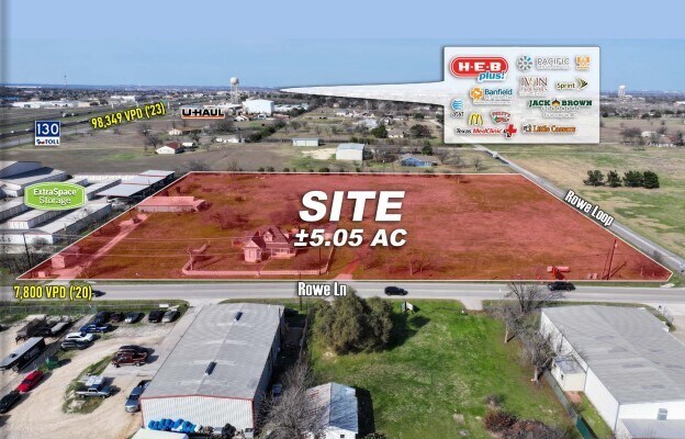 1718 Rowe Ln, Pflugerville, TX à vendre - Aérien - Image 2 de 11