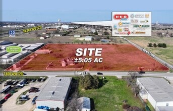 1718 Rowe Ln, Pflugerville, TX - AÉRIEN Vue de la carte - Image1