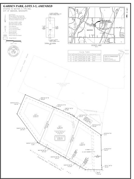 0 Hwy 463, Madison, MS à vendre - Plan de site - Image 2 de 2