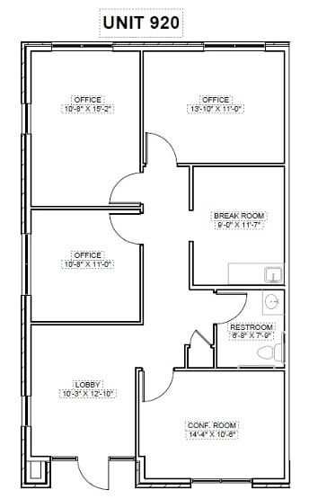 1630 W Prosper Trl, Prosper, TX for lease Floor Plan- Image 1 of 4
