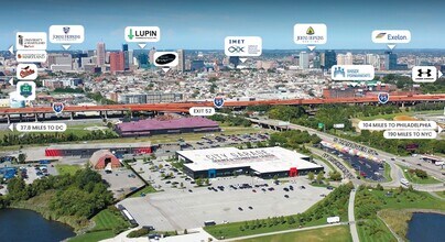 101 Dickman St, Baltimore, MD - AÉRIEN  Vue de la carte