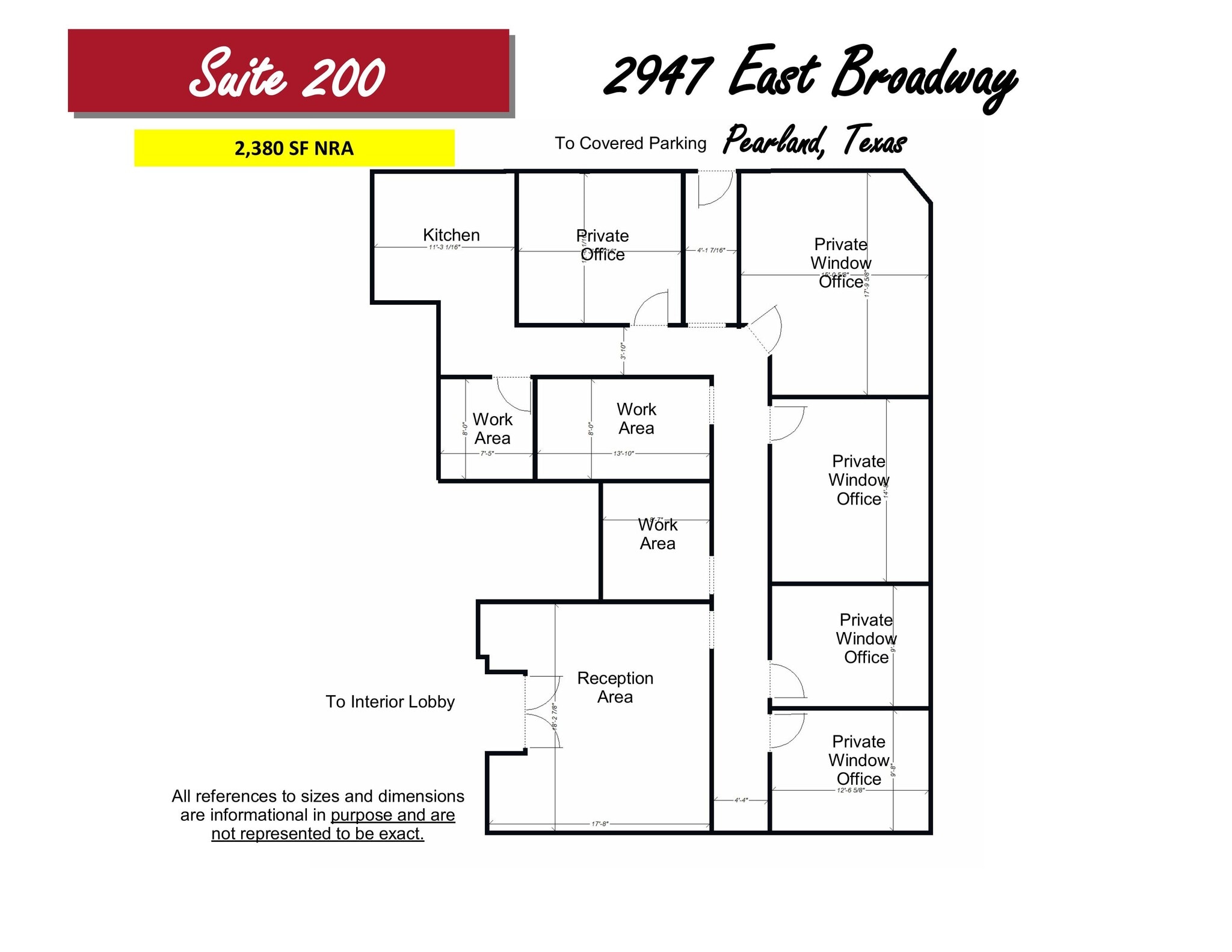 2947 E Broadway St, Pearland, TX for lease Floor Plan- Image 1 of 1