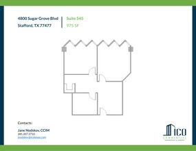 4800 Sugar Grove Blvd, Stafford, TX à louer Plan de site- Image 1 de 1