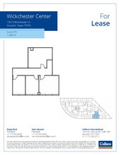 12012 Wickchester Ln, Houston, TX à louer Plan d’étage- Image 1 de 1