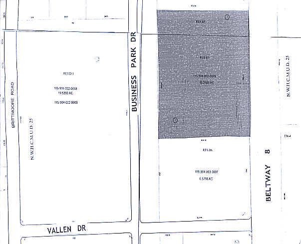 7100 Business Park Dr, Houston, TX à louer - Plan cadastral - Image 2 de 6
