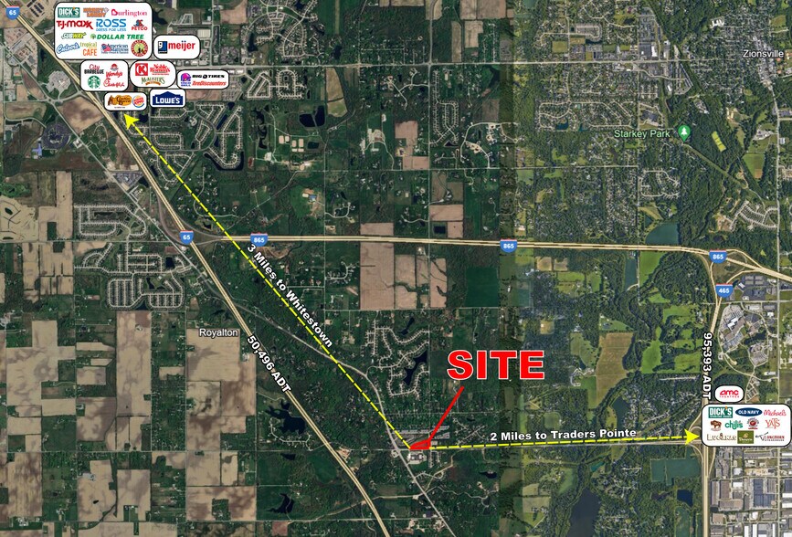 86th St, Indianapolis, IN à vendre - Aérien - Image 2 de 2