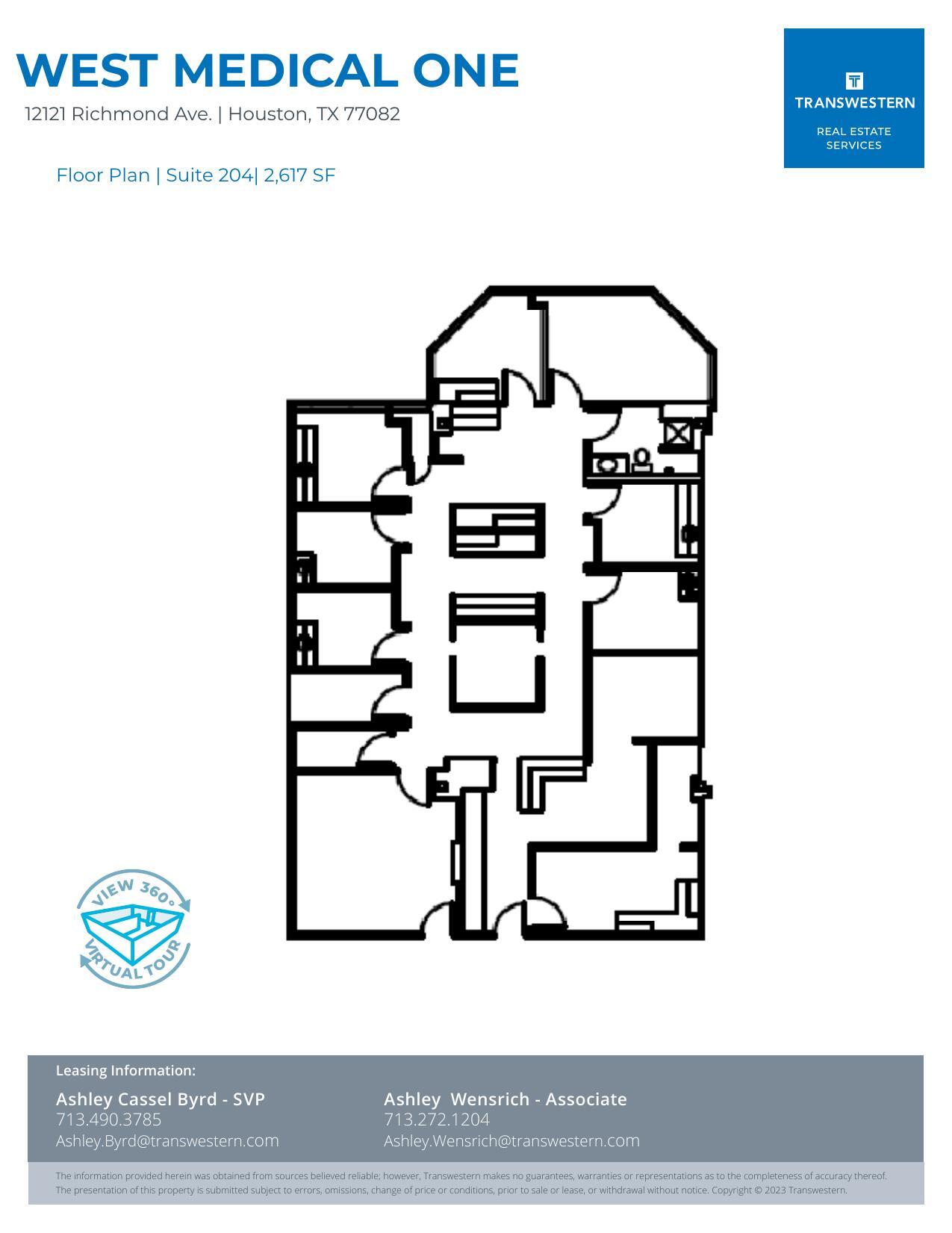 12121 Richmond Ave, Houston, TX for lease Floor Plan- Image 1 of 2