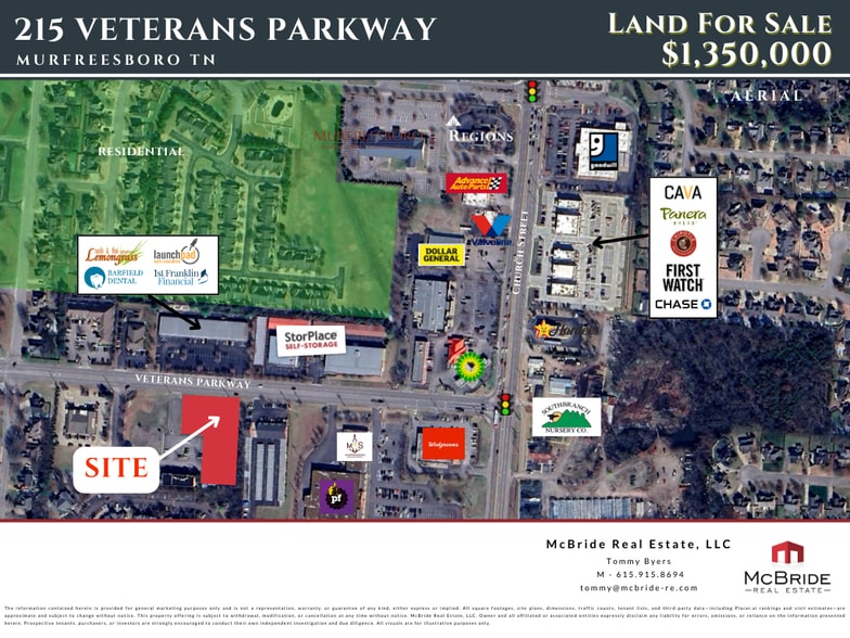 215 Veterans Pky, Murfreesboro, TN à vendre - Photo du bâtiment - Image 3 de 5