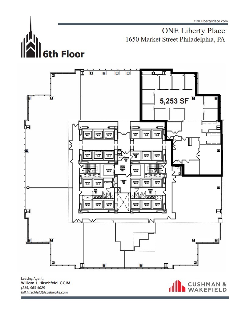 1650 Market St, Philadelphia, PA for lease Floor Plan- Image 1 of 1