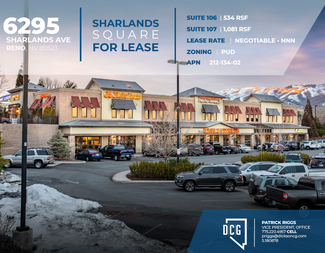 Plus de détails pour 6275 Sharlands Ave, Reno, NV - Bureau à louer