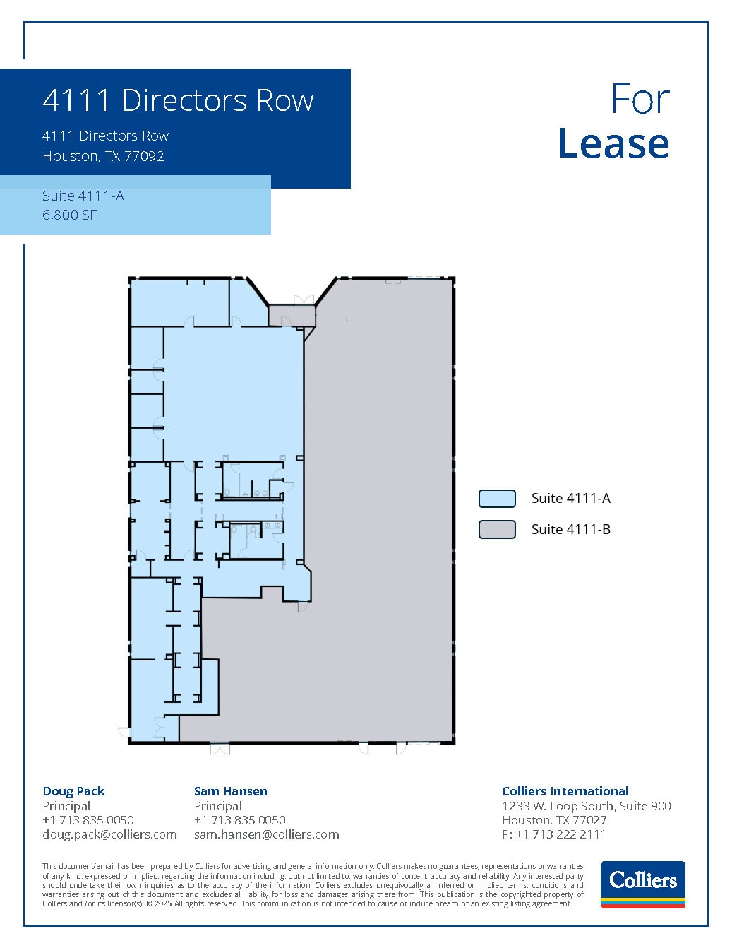 4111 Directors Row, Houston, TX for lease Interior Photo- Image 1 of 1