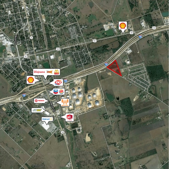 I-10 & Ward Bend Rd, Sealy, TX à vendre - Aérien - Image 2 de 3