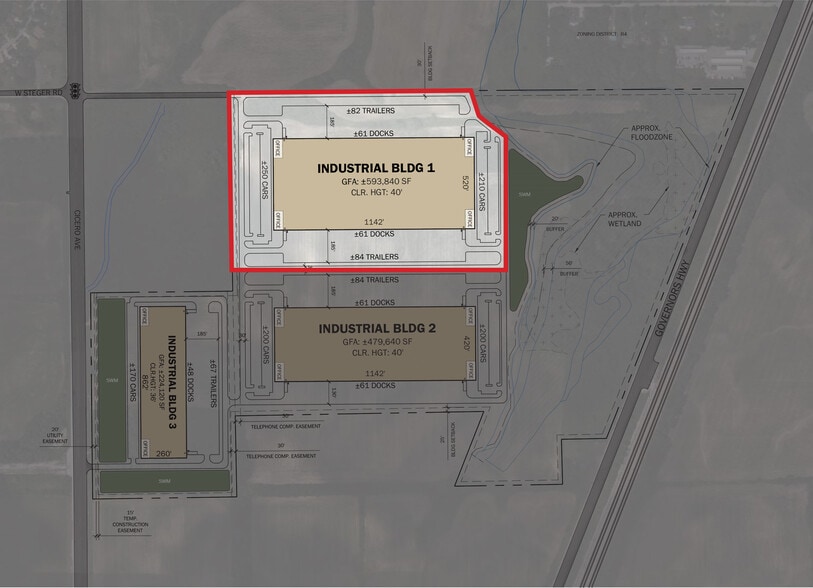 Venture Park 57 Ave, University Park, IL à vendre - Plan de site - Image 2 de 4